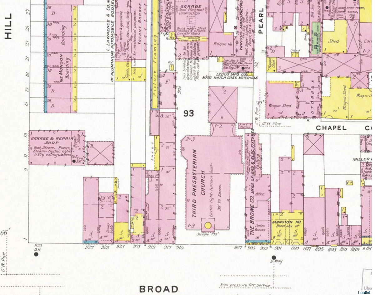 1908 Map
911 Broad Street
