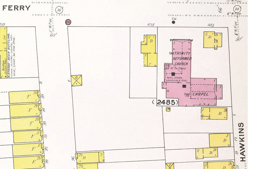 1908 Map
475, 483 Ferry Street
