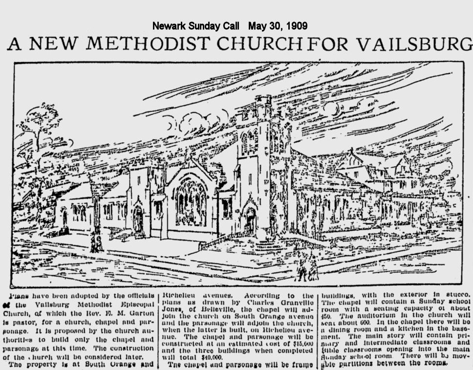 A New Methodist Church for Vailsburg
May 30, 1909
