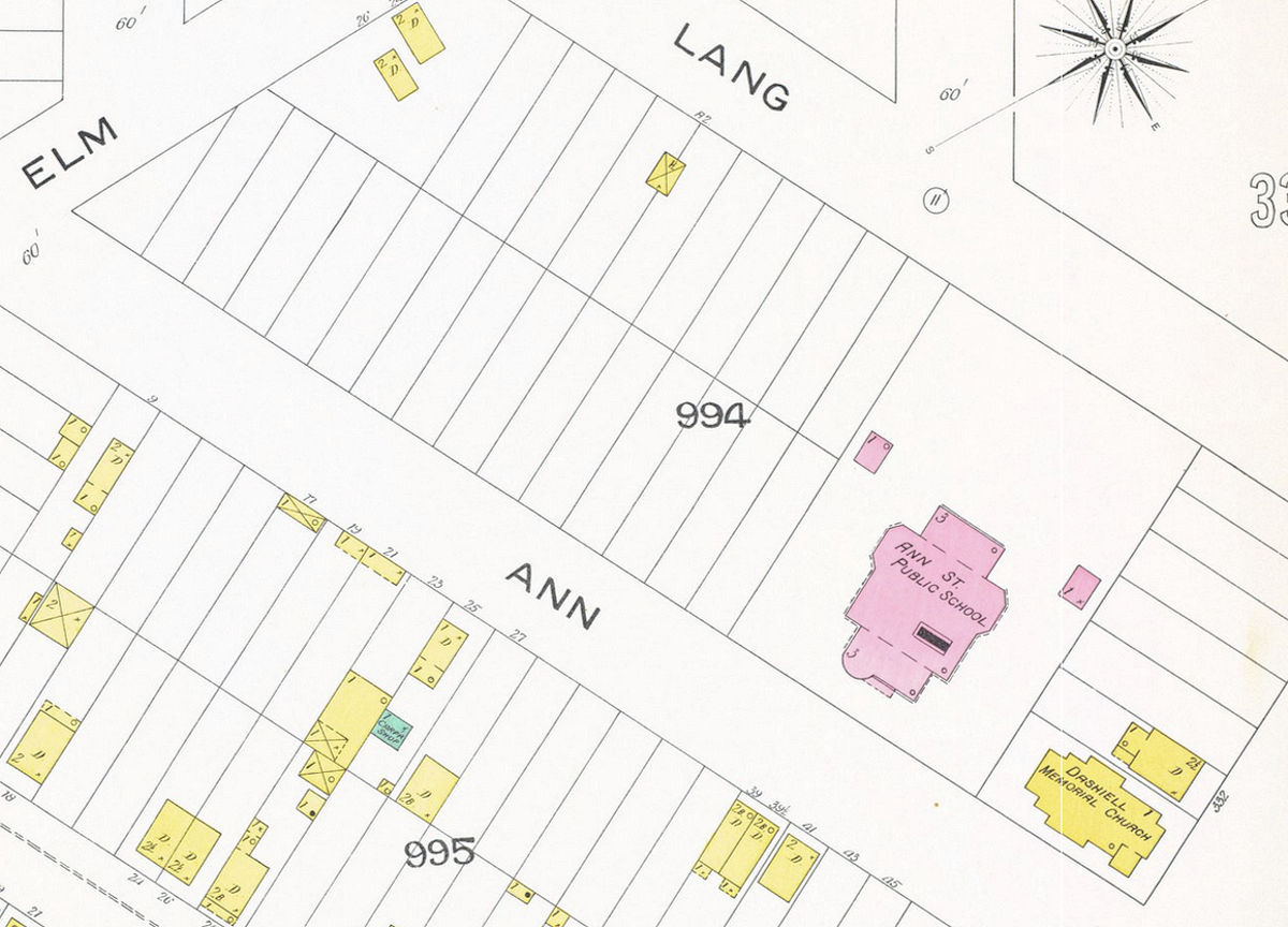 1892 Map
New York Avenue c. Ann Street
