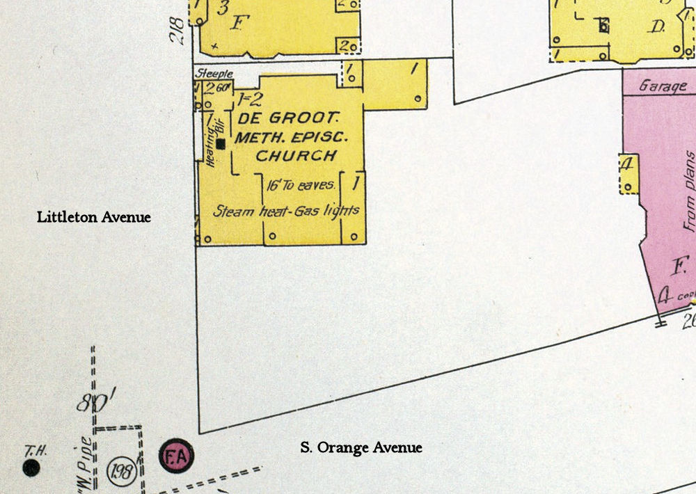 1908 Map
Littleton Avenue n. South Orange Avenue
