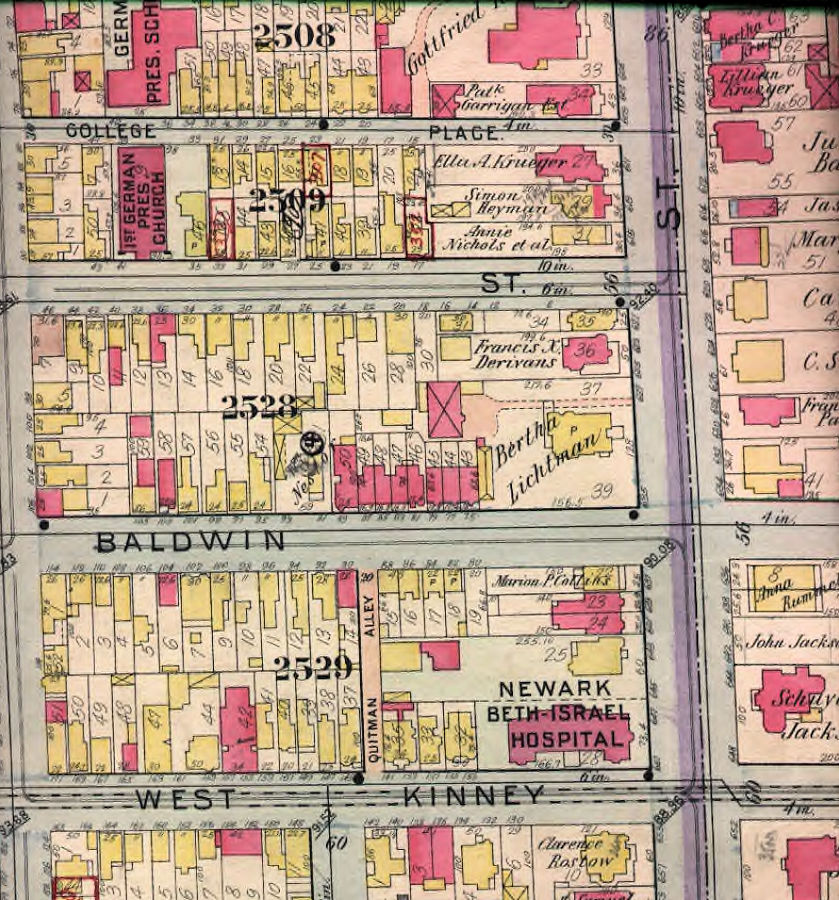 1912 Map
39 Morton Street n. High Street
