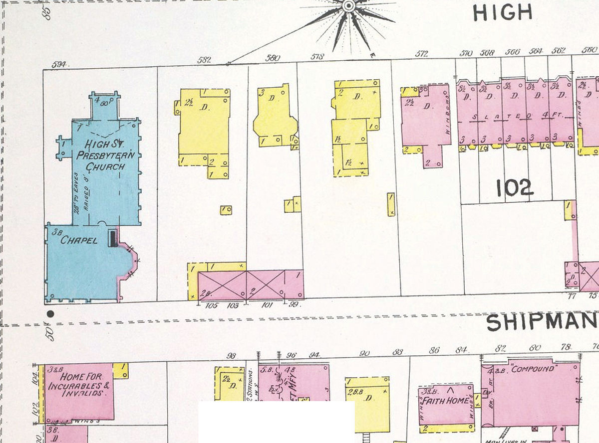 1892 map
586, 592 High Street c. Court Street
