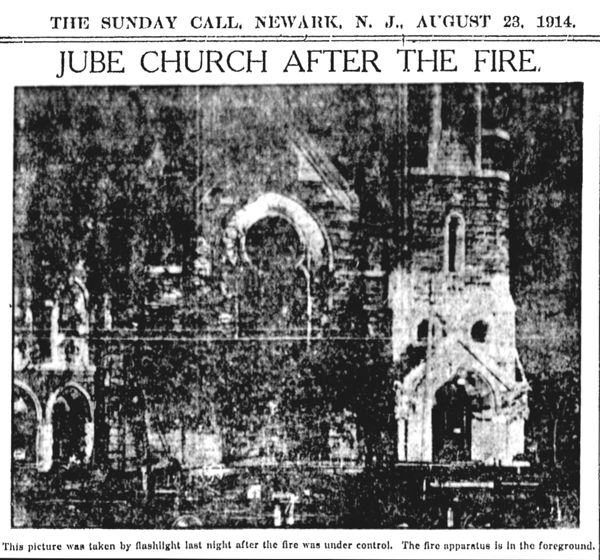 Jube Church after the Fire
1914
