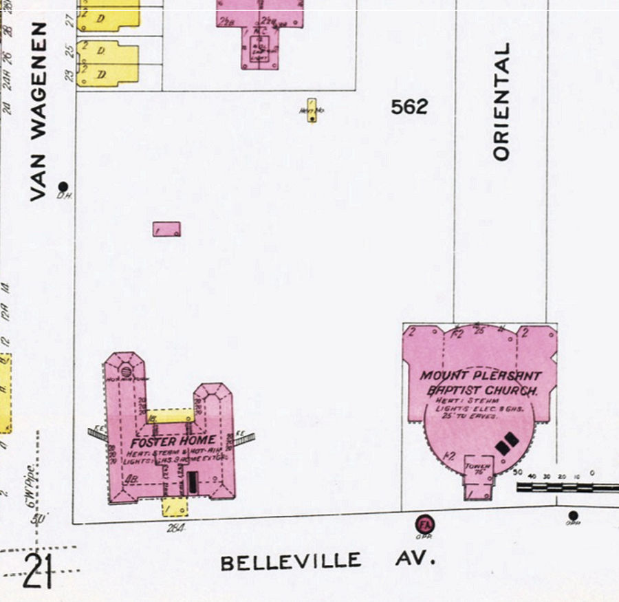 1909 Map
288 Belleville Ave.
