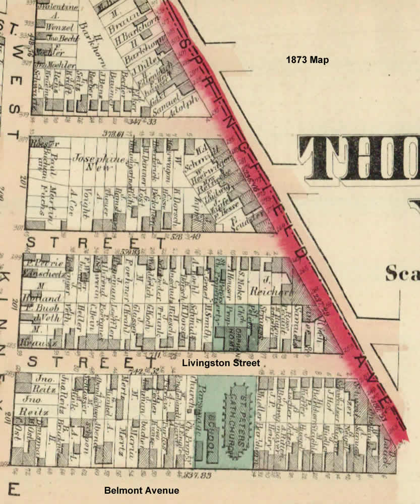 1873 Map
36 - 44 Belmont Ave.
