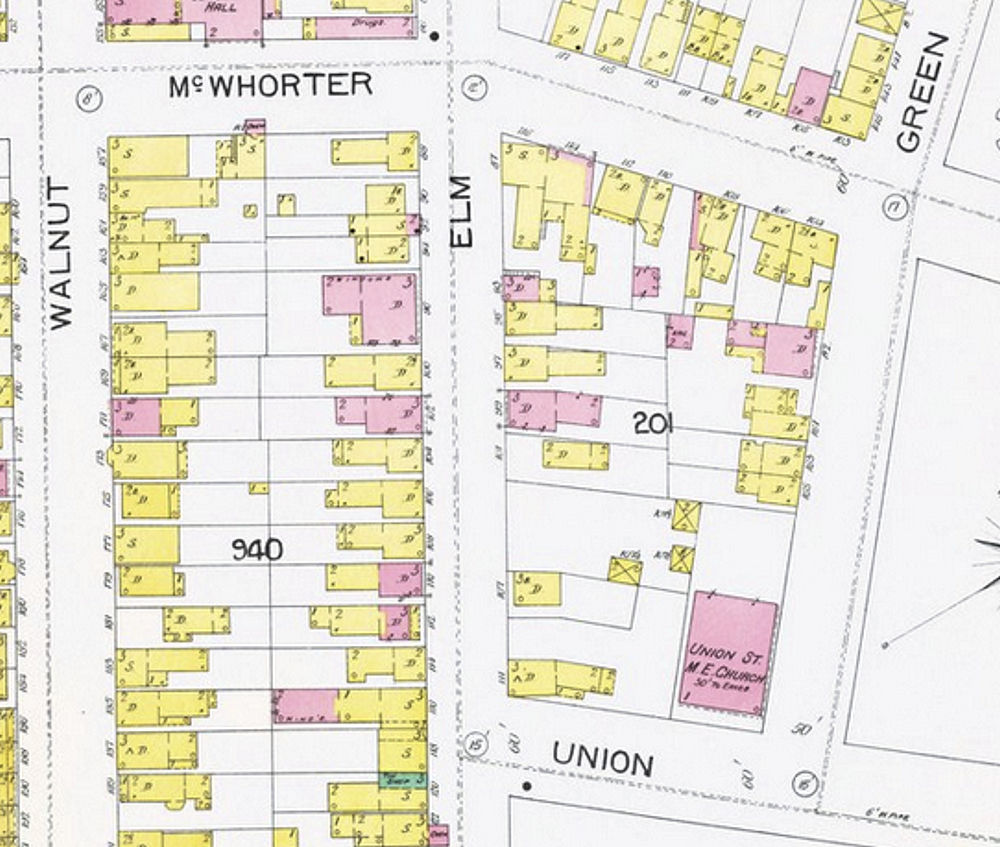 1892 Map
125, 143 Union Street
